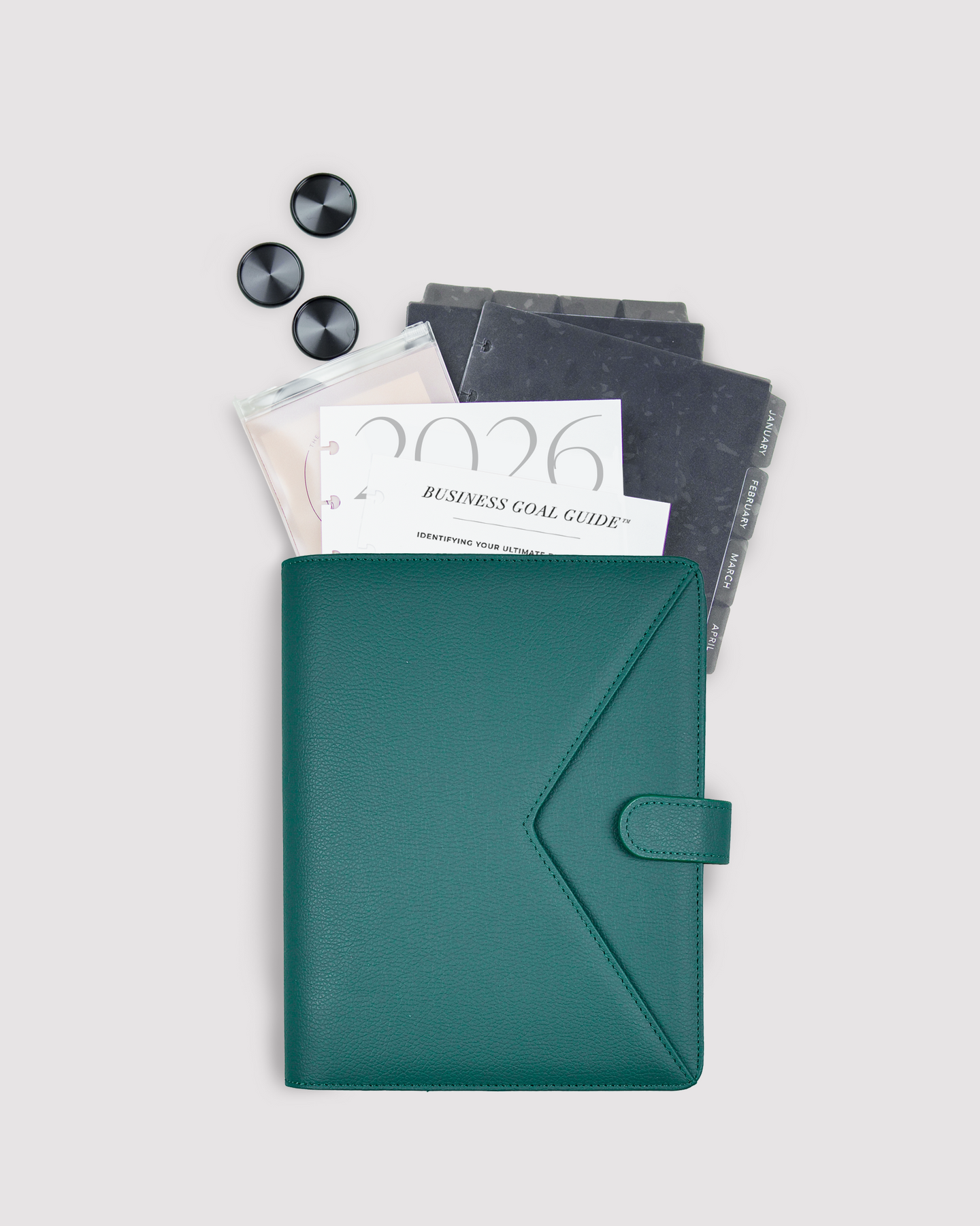 2026 Deluxe Business Bundle β Deep Emerald Vegan Leather β The ...