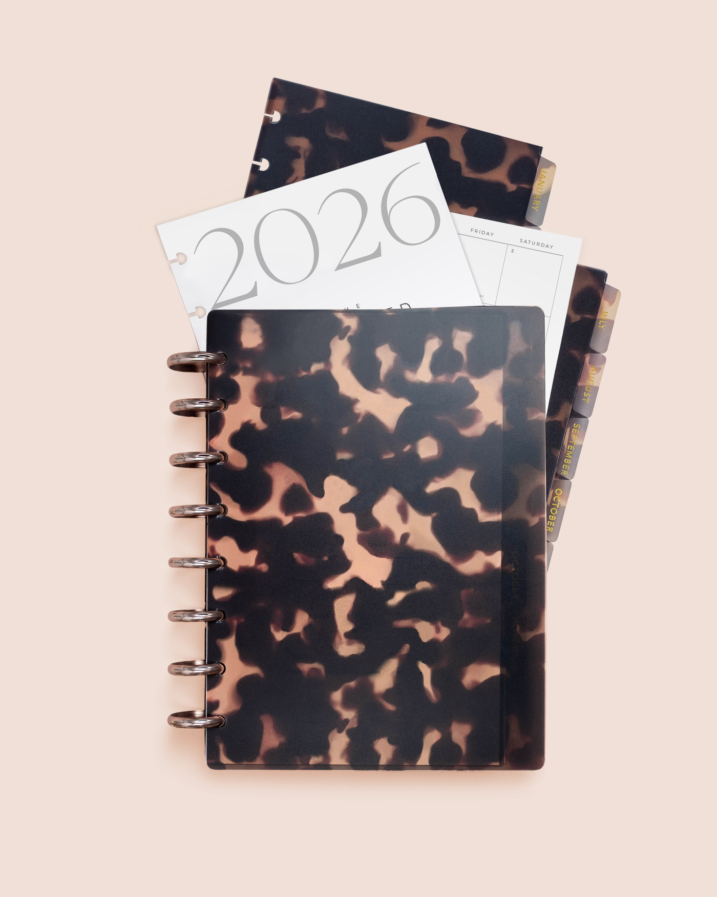 2026 Tortoiseshell Annual Planner - Productivity Edition