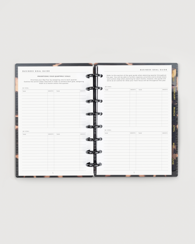 Deluxe Business Bundle in Champagne Rose Gold – 2024 Annual Business Goal Planner