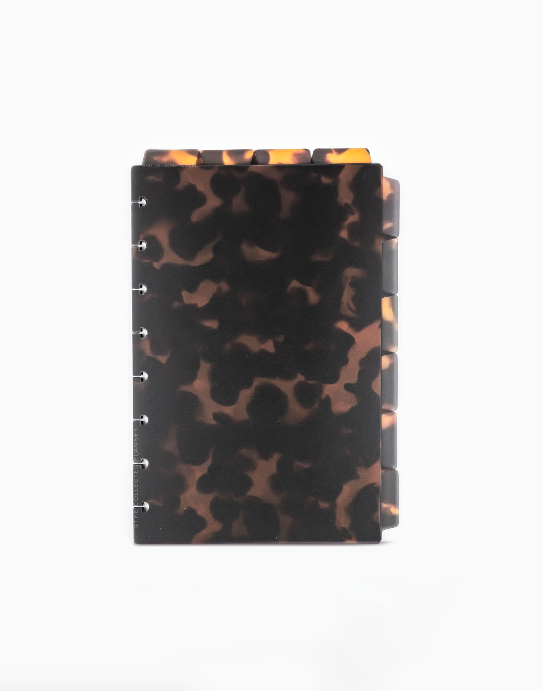 Tortoiseshell Divider Set with Blank Tabs 4 top tabs and 6 side tabs total 10 tabs