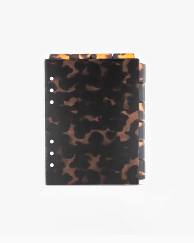 NEW! A5 Ring Bound | Tortoiseshell Divider Set with Blank Tabs